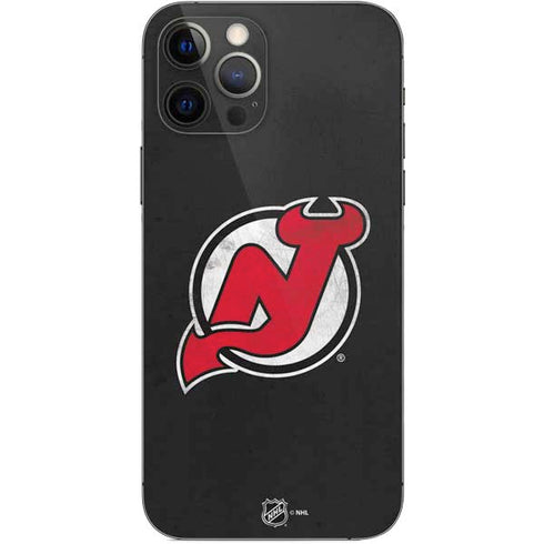 NHL New Jersey Devils Distressed iPhone 12 Pro Skin