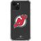 NHL New Jersey Devils Distressed iPhone 13 Mini Clear Case