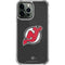 NHL New Jersey Devils Distressed iPhone 13 Pro Max Clear Case