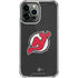 NHL New Jersey Devils Distressed iPhone 13 Pro Max Clear Case