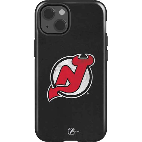 NHL New Jersey Devils Distressed iPhone 15 Impact Case