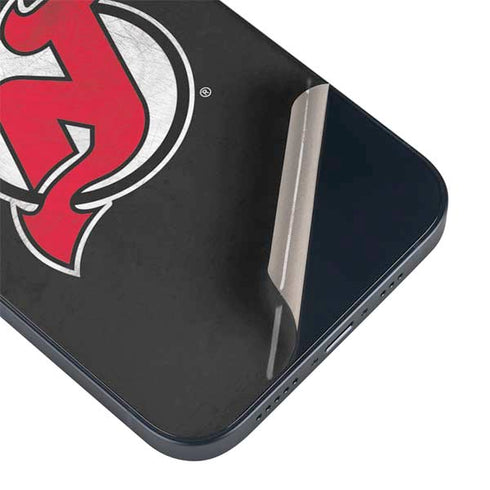 NHL New Jersey Devils Distressed iPhone 14 Plus Skin