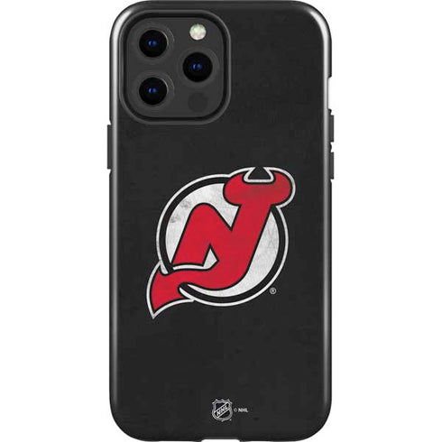 NHL New Jersey Devils Distressed iPhone 15 Pro Max Impact Case