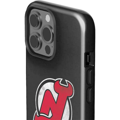NHL New Jersey Devils Distressed iPhone 15 Pro Max Impact Case