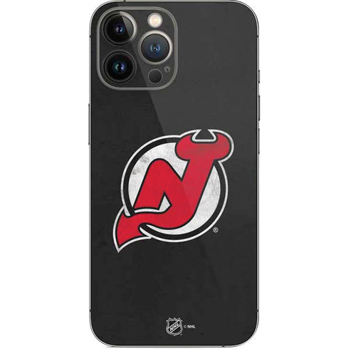 NHL New Jersey Devils Distressed iPhone 14 Pro Max Skin