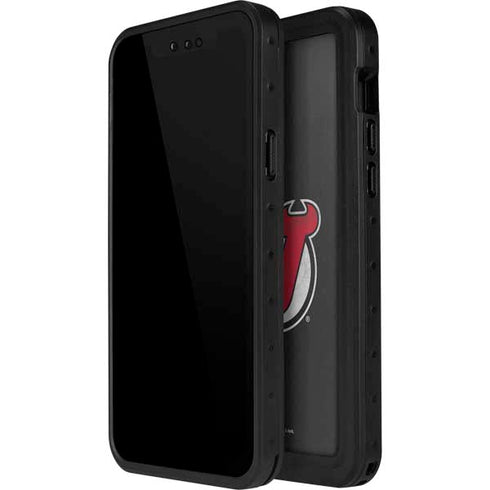 NHL New Jersey Devils Distressed iPhone 14 Pro Max Waterproof Case