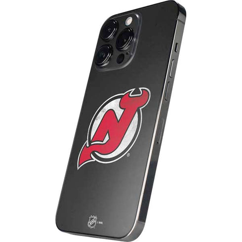 NHL New Jersey Devils Distressed iPhone 14 Pro Skin