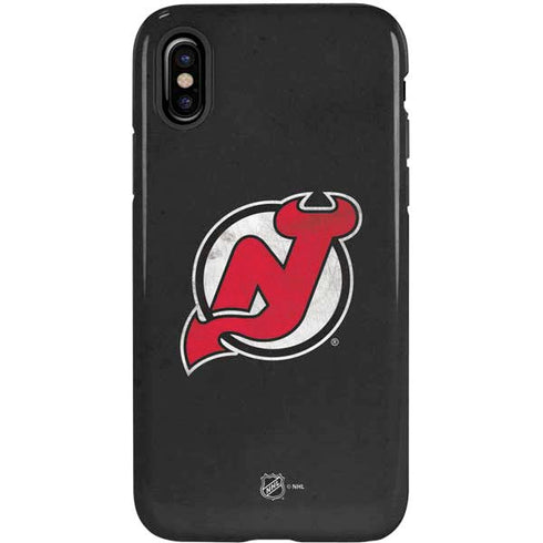 NHL New Jersey Devils Distressed iPhone X Pro Case
