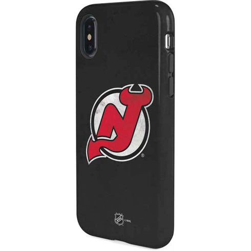 NHL New Jersey Devils Distressed iPhone X Pro Case