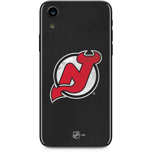 NHL New Jersey Devils Distressed iPhone XR Skin