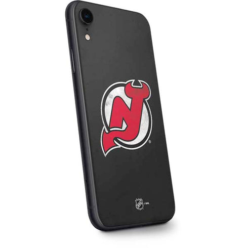 NHL New Jersey Devils Distressed iPhone XR Skin