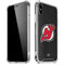 NHL New Jersey Devils Distressed iPhone XS Max Clear Case