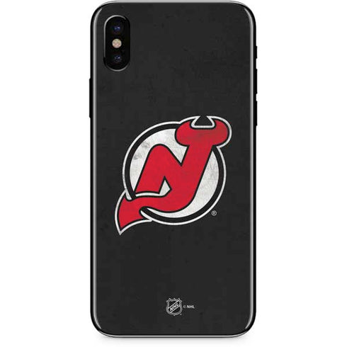NHL New Jersey Devils Distressed iPhone XS Max Skin