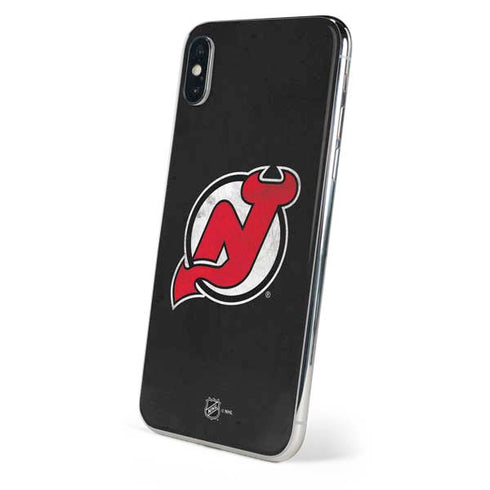 NHL New Jersey Devils Distressed iPhone XS Skin