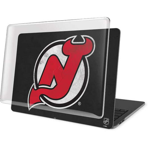 NHL New Jersey Devils Distressed MacBook Pro 13in (2020) Case plus Skin