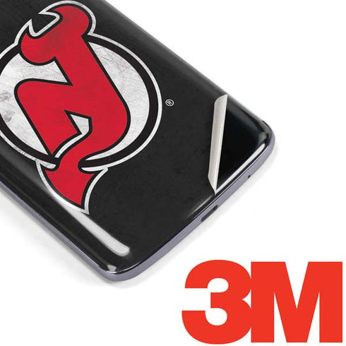 NHL New Jersey Devils Distressed Moto E5 Plus Skin