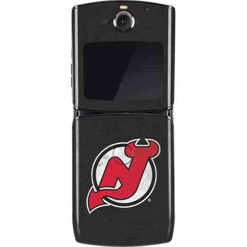 NHL New Jersey Devils Distressed Motorola RAZR Skin