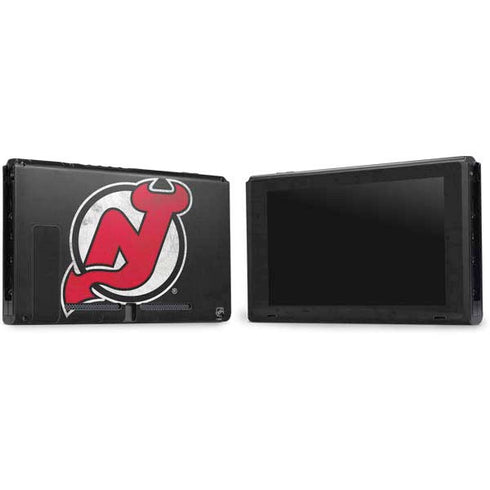 NHL New Jersey Devils Distressed Nintendo Switch Bundle Skin