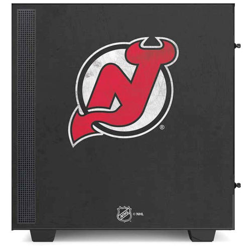 NHL New Jersey Devils Distressed NZXT H510 Compact ATX Mid-Tower Case Skin