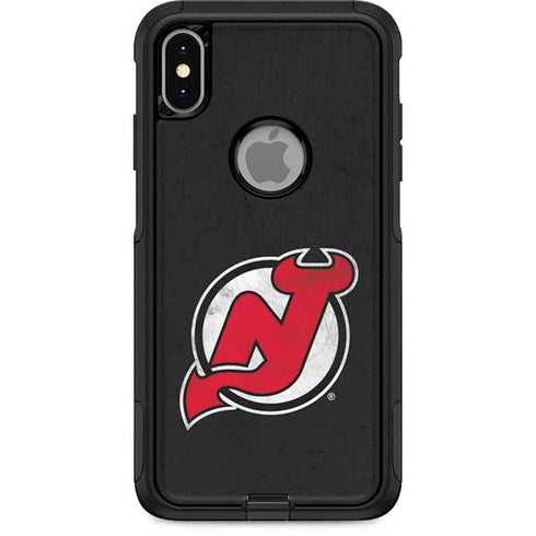 NHL New Jersey Devils Distressed Otterbox Commuter iPhone Skin