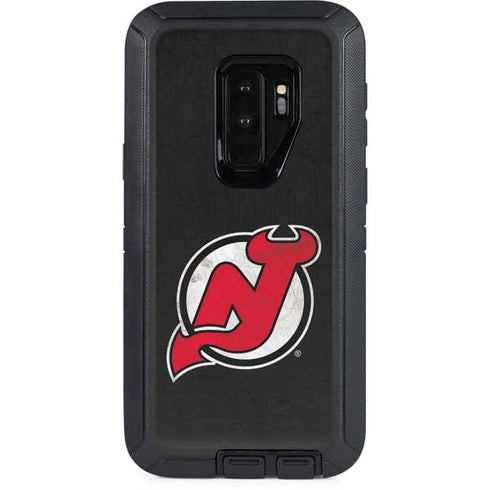 NHL New Jersey Devils Distressed Otterbox Defender Galaxy Skin