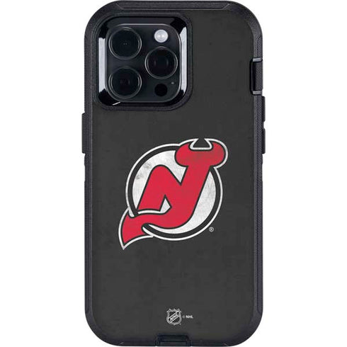 NHL New Jersey Devils Distressed Otterbox Defender iPhone Skin