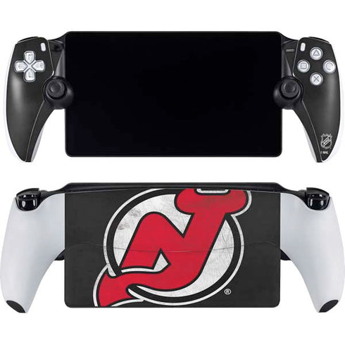 NHL New Jersey Devils Distressed PlayStation Portal Remote Player Skin