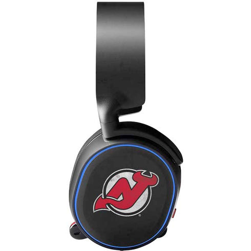NHL New Jersey Devils Distressed SteelSeries Arctis 5 Skin