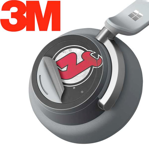 NHL New Jersey Devils Distressed Surface Headphones Skin
