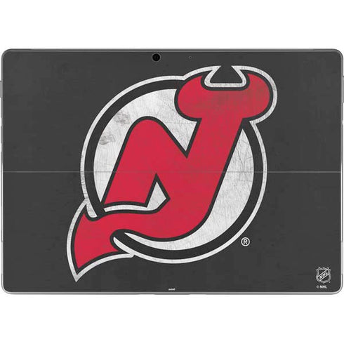 NHL New Jersey Devils Distressed Surface Pro 9 Skin