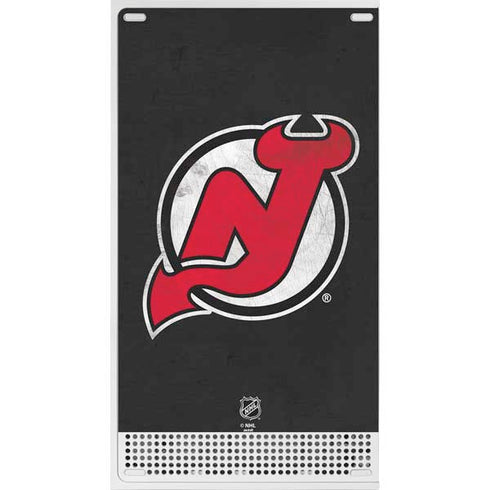 NHL New Jersey Devils Distressed Xbox Series S Console Skin