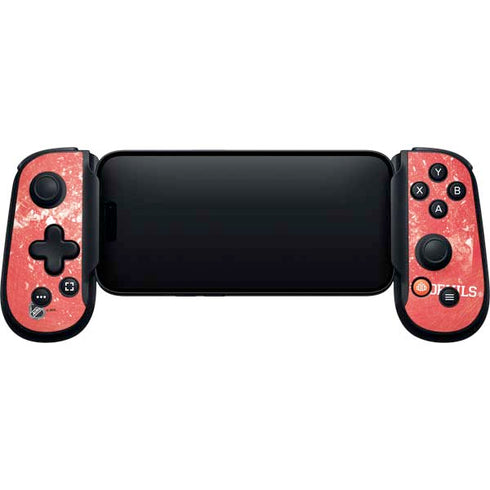 NHL New Jersey Devils Frozen Backbone One for iPhone Game Controller Skin