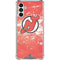 NHL New Jersey Devils Frozen Galaxy A13 5G Clear Case