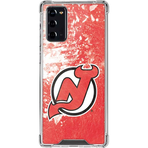 NHL New Jersey Devils Frozen Galaxy Note20 5G Clear Case