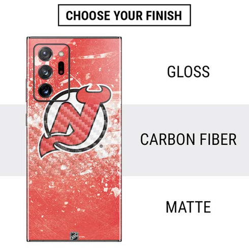 NHL New Jersey Devils Frozen Galaxy Note20 Ultra 5G Skin