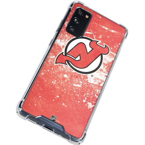 NHL New Jersey Devils Frozen Galaxy S20 FE Clear Case