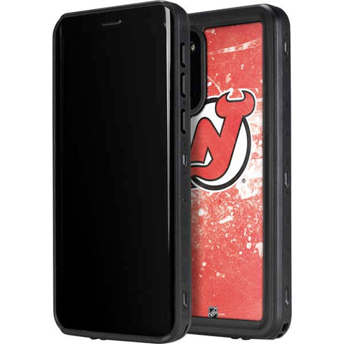 NHL New Jersey Devils Frozen Galaxy S20 Plus Waterproof Case