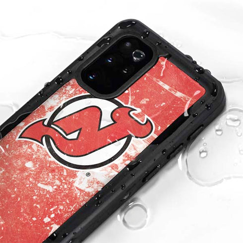 NHL New Jersey Devils Frozen Galaxy S20 Plus Waterproof Case