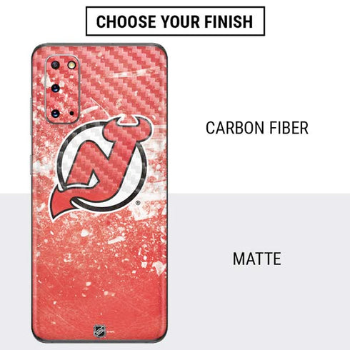 NHL New Jersey Devils Frozen Galaxy S20 Skin