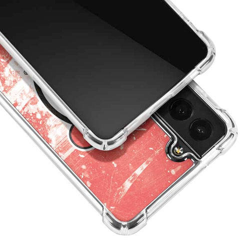 NHL New Jersey Devils Frozen Galaxy S21 FE Clear Case
