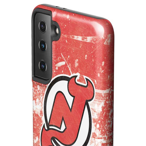 NHL New Jersey Devils Frozen Galaxy S21 FE Pro Case
