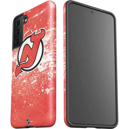 NHL New Jersey Devils Frozen Galaxy S21 FE Pro Case