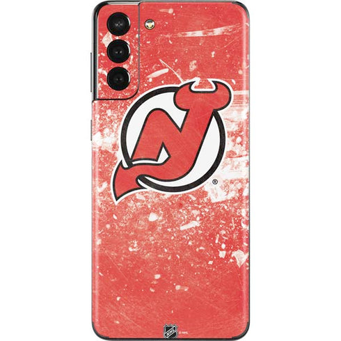 NHL New Jersey Devils Frozen Galaxy S21 Plus 5G Skin