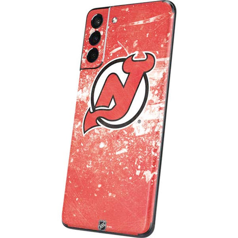 NHL New Jersey Devils Frozen Galaxy S21 Plus 5G Skin