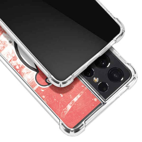 NHL New Jersey Devils Frozen Galaxy S21 Ultra 5G Clear Case