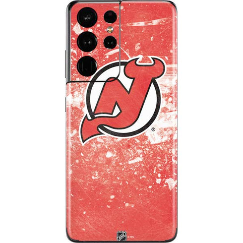 NHL New Jersey Devils Frozen Galaxy S21 Ultra 5G Skin