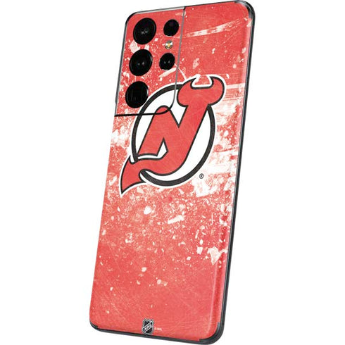 NHL New Jersey Devils Frozen Galaxy S21 Ultra 5G Skin