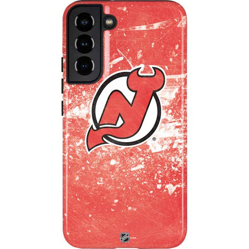 NHL New Jersey Devils Frozen Galaxy S22 Plus Pro Case