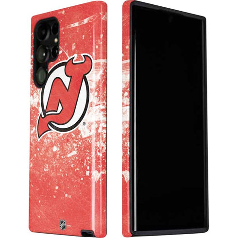 NHL New Jersey Devils Frozen Galaxy S22 Ultra Pro Case