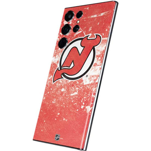 NHL New Jersey Devils Frozen Galaxy S22 Ultra Skin